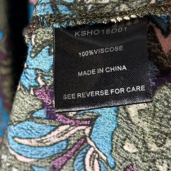 Knot Sisters Asymmetrical High Low Button down Boho Chic Wrap Style Dress Size M - Picture 13 of 14